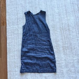 Theory Blue  Linen Dress